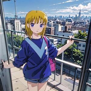 masterpiece, best quality, solo,1girl,looking at viewer,city,
 hibarikun,