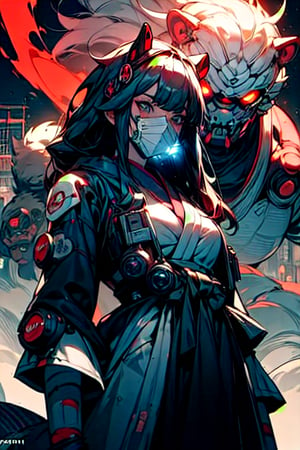 (masterpiece:1.4),(best quality:1.4),yokai,monster,1 tanuki_robot_mask1,(cyberpunk:1),(evil expression:1),(tokyo tower background at night:1),(energy shield:1),style