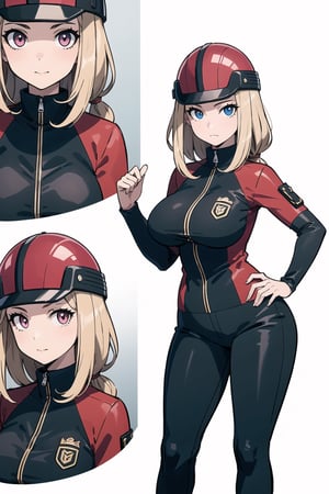 ((masterpiece, best quality, extremely detailed, )), full body, 1girl, 1girl, adventurer, sexy attire, masterpiece, best quality, detailed face, pink helmet, detailed eyes, highres, {best quality}, {{hi res}}, {White background}, 1girl