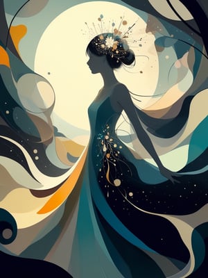 do abstract figurative illustrations
