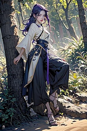 Full body 128k Bluray Extreme UHD 4K high quality image of cute innocent shy fair skin young anime forest goddess with vibrant, purple hair red shy expression, purple diamond shine eyes, long hair , finds herself posing for photoshoot in a breathtaking forest on a sunny summer day. Describe her joyous expression as she frolics in the gentle waves, the warmth of the sun kissing her skin, and the soft sand beneath her feet." rendered in breathtaking 4K and UHD resolution using Octane Render CGI technology all brought to life in a mesmerizing 16K masterpiece,bewitching aura, by yukisakura, high detailed , anime fantasy illustration, beautiful fantasy portrait,beautiful anime woman, korean artist, artgerm colorful!!!, stunning anime face portrait, 4K ,UHD,Ultra HD 4K image , blu Eyes , gold Hair, mesmerizing Extremely , ethereal light, intricate details, extremely detailed, incredible detaile