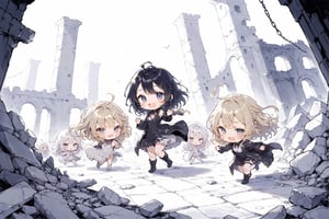 multiple girls,chibi,Lots of girls playing happily in the ruins,
masterpiece, best quality, aesthetic,multiple girls,chibi,Lots of girls playing happily in the ruins,
masterpiece, best quality, aesthetic,