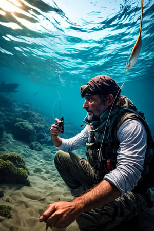 Conte a história de um pescador solitário que faz amizade com uma criatura marinha incomum. Como essa amizade impacta a vida do pescador e o que ele aprende com essa experiência?