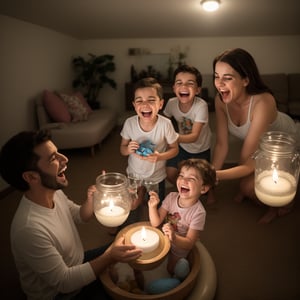 Descreva a vida de uma família que vive em um moinho d'água como uma espécie de lar improvisado. Como eles transformaram o moinho em um espaço habitável e quais são os desafios e alegrias dessa vida incomum?