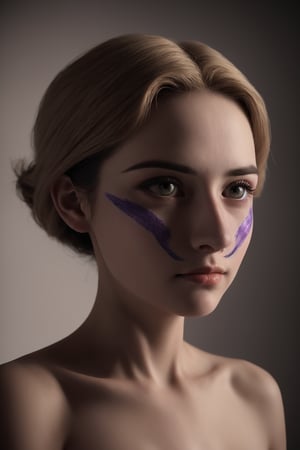 01 uma mulher misteriosa com seus olhos vendados, usando uma bengala para se orientar, luzes difusas, delicadeza, sombras escuras e revelações emocionantes que induzem a contação de histórias.,photorealistic,analog,realism