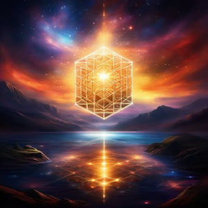 DIVINE CUBE, by greg rutkowski