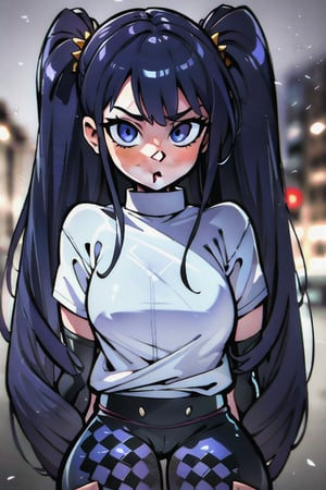 (best-quality:0.8), (best-quality:0.8), perfect anime illustration, extreme closeup portrait of a pretty woman walking through the city
,SHIRT,BODYSTOCKING :O,3DMM,BACK FROM BEHIND