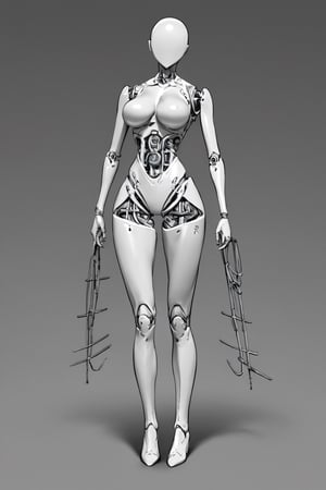 score_9,score_8_up,score_7_up, source_anime,
bodychan, 3d, grey skin, wireframe, faceless, bald, 1girl, solo, breasts, large breasts, standing, simple background, black background, medium breasts, monochrome, full body, greyscale, colored skin (t-pose:1), joints