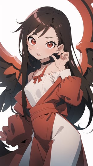 (dinamic pose), cute crimson red eyes, almond lips, choker, dark angel wings


EnvyBeautyMix23,KunoTsubakiv1,EnvyBeautyMix23,asuna yuuki,long hair,brown hair