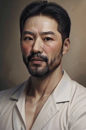 a portait of a mid-age Chinese man
