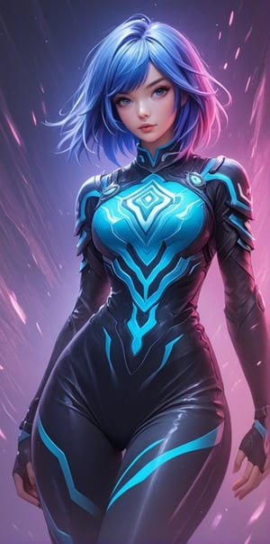 Psychedelic style, League of Legends game character, riven, Metaverse, Detail,