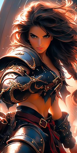 woman , armor, leather armor, pirate, Pirate,