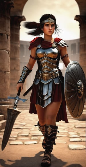 Roman Gladiator Girl 3D Game Character Model**: Enter the arena as a valiant Roman gladiator, equipped with iconic weaponry and ancient colosseum settings.
,DonMn1ghtm4reXL