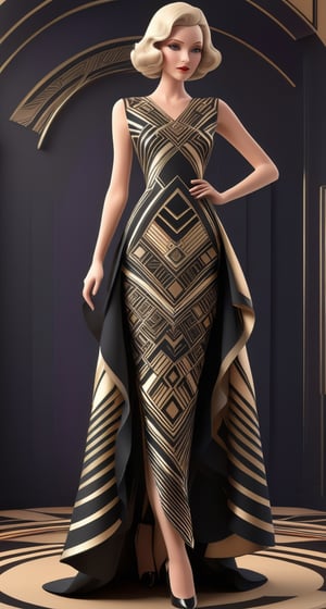 Art Deco-Inspired 3D Game Character Model**: Embrace the elegance of the Art Deco era with a character adorned in geometric patterns and luxurious design.
,DonMF43XL,tshirt design