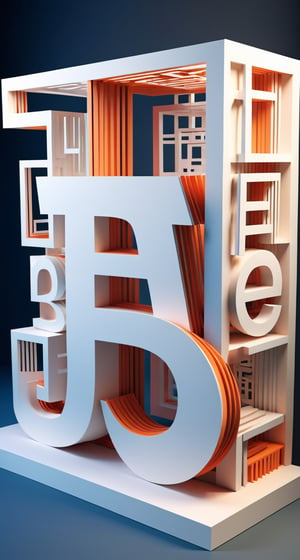 Typographic Art with text name "Tensor" of a 3D Model**: Stylized and intricate, this 3D model integrates text-based artistry.
,6000