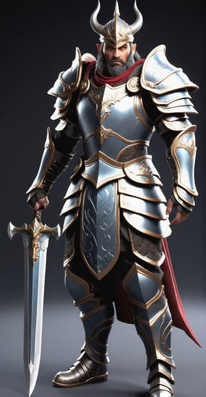 *Professional 3D Game Character Model in Fantasy Style**: This magical warrior with stunningly detailed armor and a mystical aura is ready for epic adventures.
,Monster
