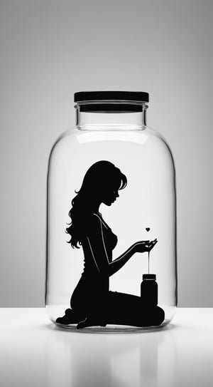 Surrender to the elegance of minimalism, as xdsl sculpts a woman with simplistic precision, her silhouette an embodiment of refined quality against a backdrop of serene random settings.
,in a jar,Vitiligo