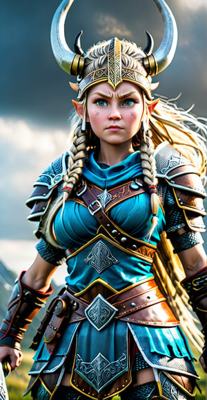Epic Viking Warrior Girl 3D Game Character Model**: Conquer the realms as a fierce Viking warrior, adorned in traditional Norse armor and epic Nordic landscapes.
,HellAI,Leonardo Style,DonMDj1nnM4g1cXL 