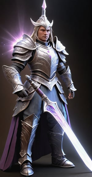 *Professional 3D Game Character Model in Fantasy Style**: This magical warrior with stunningly detailed armor and a mystical aura is ready for epic adventures.
,greg rutkowski,DonMF43XL