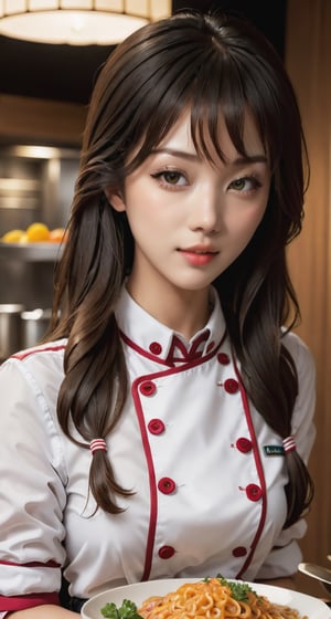  Food photography style with a girl - appetizing, professional, culinary, high-resolution, commercial, highly detailed.
,AI_Misaki
