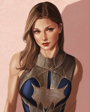 ((melissa benoist) (big breast:1.8), (supergirl custome in intimate clothes), dark, gloomy background creative behavior, imaginative, sensual, spontaneous,  dutch angle, front facing, highest quality, skin texture, intricate details, (cinematic lighting), RAW photo, 8k, fantasy style, 