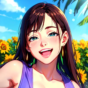 (best quality,4k,8k,highres,masterpiece:1.2),ultra-detailed,(realistic,photorealistic,photo-realistic:1.37),portraits,laughing faces,happy expressions,colorful,sunlit garden,girl with sparkling eyes,joyful atmosphere,warm sunlight,happiness and laughter,bright and vibrant colors