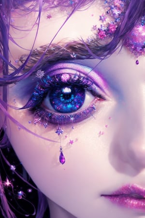 Animesharp, a girl with purple bionic eyes, extravagant details, composition: 1.1, {{ clothing_blessings }}, unique_style, wonderful, full HD, HRD, jewelry, rubies:1.03