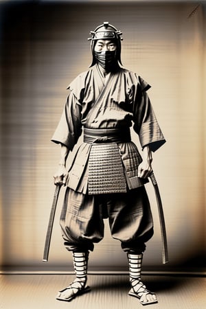 Evil ninja, ninja clothes, ((traditional Japanese shoes, tabis)), 