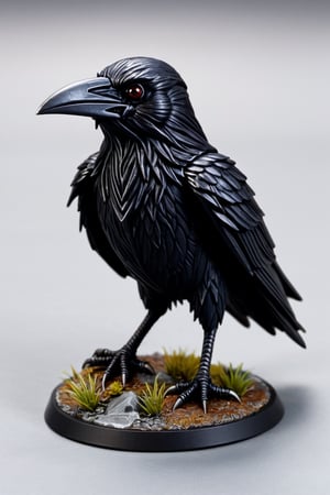 Kenku crow, miniature, dnd game, high detail, sharp focus,Monster,Sci-fi 