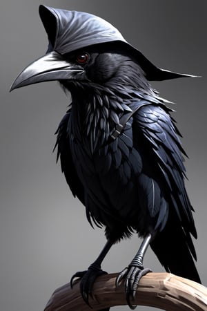 Kenku ninja crow,, dnd game, high detail, sharp focus,Monster,Sci-fi 