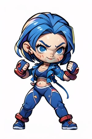 beautiful, woman with a charming and (seductive look:1.1), smiling, voluptuous with great attributes, (fighting stance:1.3)              
  masterpiece, epic look, full body, (chibi:1.1) (white background:1.1) (big head:1.1) chibi style, colorful style, big head, chubby body style, tinny body, cute, 
,zbxr,cls_chibi,chibi,full body,cammy sf6,cammy white