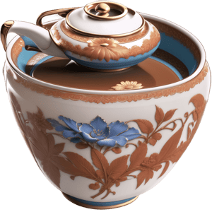 porcelain teapot