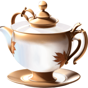 porcelain teapot