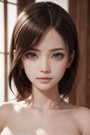 (masterpiece, sidelighting, finely detailed beautiful eyes: 1.2), masterpiece*portrait, realistic, 3d face, glowing eyes, shiny hair, lustrous skin, solo, embarassed,girl