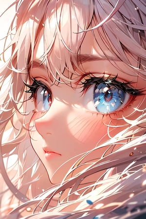 An anime girl with cascading locks of raven hair, her bespectacled gaze fixed on an unseen point beyond the frame. Her profile is rendered in the distinct style of Ilya Kuvshinov, capturing a delicate blend of innocence and allure.

The illustration exudes a sense of soft, ethereal beauty, bathed in gentle lighting that accentuates the anime girl's delicate features. Her long hair flows effortlessly, cascading down her shoulders like a silken waterfall.

Her portrait, rendered in a flat anime style, emphasizes the purity of her expression and the subtle nuances of her emotions. The soft shading adds depth and dimension, bringing her closer to life without compromising the minimalist aesthetic.

The overall impression is one of captivating simplicity, a harmonious blend of anime artistry and Ilya Kuvshinov's signature style. The artwork lingers long after the final pixel is placed, leaving an indelible mark on the viewer's imagination.,masterpiece