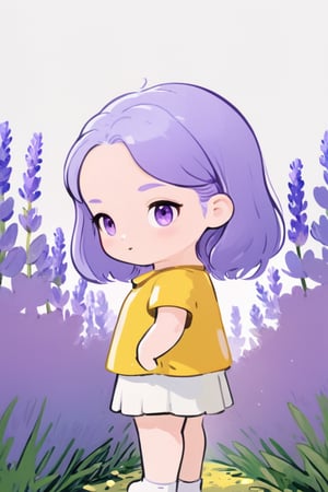 masterpiece, best quality, highres, 1_girl,high quality illustration, (1girl:1.6),BREAKLush Square, Lush Exploration,Premium Generosity,BREAKanalog film, grainy textures, warm tones, nostalgic atmosphere, organic imperfections, classic charm, timeless aesthetics , Line Chibi lavendar