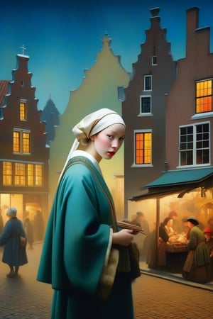 color photo of a captivating medieval Dutch village, reminiscent of the landscapes immortalized by the three most famous Dutch painters. This enchanting scene transports viewers back in time, immersing them in the rich history and artistic heritage of the Netherlands. The village exudes a sense of old-world charm, with its cobblestone streets, half-timbered houses, and towering church spires. The color palette chosen for the photo reflects the earthy tones and muted hues commonly found in Dutch paintings of the era, evoking a sense of nostalgia and timelessness. As one explores the village, the influence of the three most famous Dutch painters becomes evident. Johannes Vermeer's attention to detail is reflected in the meticulously crafted facades and intricate architectural elements, while Rembrandt's mastery of light and shadow can be seen in the dramatic play of sunlight on the village's ancient walls. Finally, Pieter Bruegel the Elder's skill in capturing the essence of rural life is showcased in the bustling market square and the lively scenes of villagers going about their daily activities. This captivating photo invites viewers to step into the past and appreciate the artistic legacy of these renowned painters, allowing them to experience the beauty and charm of a medieval Dutch village through the eyes of these masters. Whether admired for its historical accuracy, its ability to evoke a sense of nostalgia and cultural pride, or its representation of a bygone era, this enchanting photo stands as a testament to the enduring impact of these three iconic Dutch painters
an art deco painting
22%
a photorealistic painting
21%
cyberpunk art
20%
an art deco sculpture
20%
a character portrait
20%
Artist
by Hsiao-Ron Cheng
by Hsiao-Ron Cheng
24%
inspired by Hsiao-Ron Cheng
24%
by Ikuo Hirayama
24%
by Tadashi Nakayama
24%
by Watanabe Kazan
24%
Movement
art deco
art deco
23%
pop surrealism
23%
precisionism
22%
purism
22%
retrofuturism
22%
Trending
trending on cg society
trending on cg society
23%
featured on cg society
23%
cgsociety
22%
behance contest winner
22%
behance
22%
Flavor
japanese popsurrealism
japanese popsurrealism
27%
natalie shau tom bagshaw
27%
symetrical japanese pearl
27%
jingna zhang
27%
takato yamamoto aesthetic