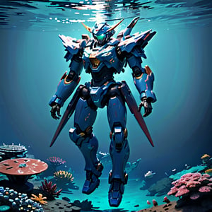 masterpiece,best quality,8k,cg,underwater,mecha,6000