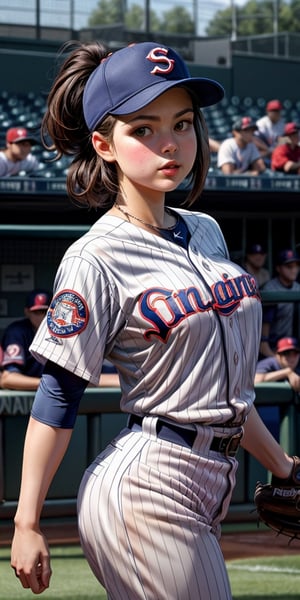 Someone told that Neila is a Baseball's fan. At least, she was seen used a baseball uniform.
