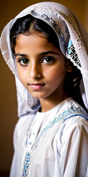 a portrait of a Girl from Saudi Arabia