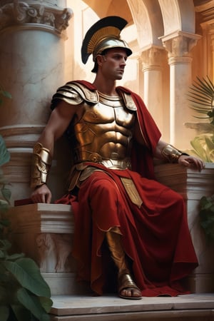 (masterpiece), (extremely intricate), fantasy, (((hyperrealistic, 4K, Ancient Rome),

(Image Julia Agrippina the Younger &  prefect of the Praetorian Guard, in the Roman Palace, sitting in the Garden)
Full body)

(computer graphics by Þórarinn B. Þorláksson, cgsociety, fantasy art, masculine, 2d game art, majestic)


(((colorful Romans clothing, intricate details on clothing))), 

(perfect composition:1.4), aspect ratio 1:1, beach, deviantart hd, art station hd, concept art, detailed face and body, award-winning photography, margins, detailed face, professional oil painting by Ed Blinkey, Atey Ghailan, Jeremy Mann, Greg
