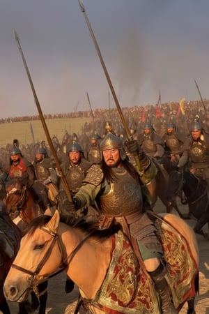 (masterpiece), (extremely intricate), fantasy, ((hyper-realistic, 4K, Ancient Mongolia, (the Year is 1219 AD)

(An image of angry Genghis Khan led his colossal Mongol army to invade the Khwarazmian Empire in Persia))

(by Anne Stokes, cgsociety, fantasy art, tarot card, wiccan, detailed painting.



(perfect composition:1.4), deviantart hd, artstation hd, concept art, detailed face and body, award-winning photography, margins, detailed face, professional oil painting by Ed Blinkey, Atey Ghailan, Jeremy Mann, Greg
