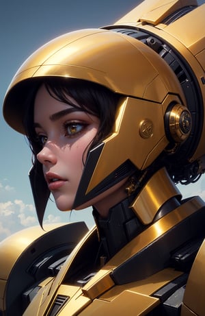 (masterpiece,  best quality,  beautiful and mecha aesthetic, gold asthetic:1.2), 1girl, goddess, portrait, digital painting, ([cyberpunk: ancient]:0.5), ultra highres,  8k,  4k, detailed, colorful, radiosity, automatic white balance, looking above, (digital art, fantasy art:1.3)