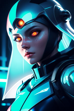 sci fi character art, cool artwork, futuristic style, in the style of 32k uhd, atey ghailan, geoff johns, dark yellow and gray, (futuristic dress, glowing dress, battle suit), (detailed face, upper body:1.2), (detailed eyes, glowing eyes:1.2), shiny skin, realistic hair 

panasonic lumix s pro 50mm f/1.4, techpunk, knightcore, futuristic, (detailed background), detailed landscape, 

masterpiece, best quality, realistic, side light, volumetric light, rich colors, dramatic lighting, (full dual colour lighting:1.2), (hard dual colour lighting:1.4), fine detail, absurdres, extremely detailed, depth of field, ((realistic lighting)) ultra highres, (masterpiece:1.2), (ultra detailed), (best quality), intricate, comprehensive cinematic, magical photography, (gradients), colorful, 