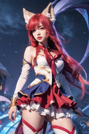 Ahri from League of Legends, standing