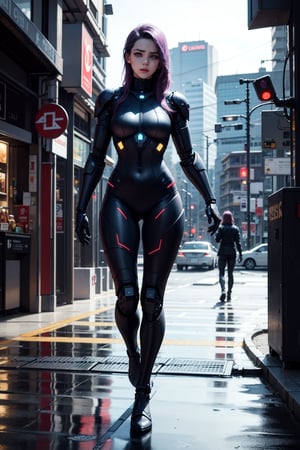 best photo in the world,The world's best sci-fi movie stills,(((full body))),1gril,(long hair:1.4),neon lights,cyberpunk,Convenience store entrance,rainy day,(((absurdres))),3d,(((perfect face))),(on the road),cyberpunk city,purple hair,facing viewer,(tears), complex 3d render ultra detailed of a beautiful porcelain profile woman android face, cyborg, robotic parts, 150 mm, perfect body,beautiful studio soft light, rim light, vibrant details, luxurious cyberpunk, lace, hyperrealistic, anatomical, facial muscles, cable electric wires, microchip, elegant, beautiful background, octane render, H. R. Giger style, 32k, best quality, masterpiece, illustration, an extremely delicate and beautiful, extremely detailed ,CG ,unity ,wallpaper, (realistic, photo-realistic:1.37),Amazing, finely detail, masterpiece,best quality,official art, extremely detailed CG unity 8k wallpaper, absurdres, incredibly absurdres, 