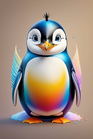 (full body) intricate coloring, vector graphic logo design of a penguin, 3-6-9 pattern, art and mathematics fusion, high resolution, kawaii, cute, Elegant, subtle gradient, sophisticated, muted color scheme, hyper detailed, trending at artstation, sharp focus, studio photography, highly detailed, centered, bright color, solid dark background, made with adobe illustrator, movie still, Leonardo Style, 3d style ,3d style