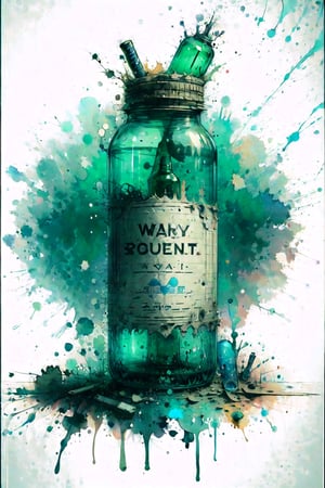 bottle, bar, simple background,Worldwide trending artwork,Enhance