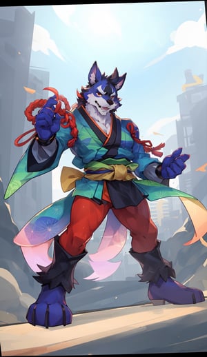 1 kemono mature male, colorful furred, solo, 4K,  masterpiece, ultra-fine details, full_body, thick arms, prominent ear, thick eyebrow, Argus-eyed, big_muscle,  muscular thighs, tall, Muscular,
Japanese summer fastival,rha30