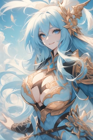 (best quality, masterpiece, colorful, dynamic angle) a sexy mage, beautiful detailed eyes:1.2,best illumination, (best shadow, an extremely delicate and beautiful, Anime face,2.5D,8k, Beautiful facial ,gigantic hanging breasts,features,bloom),dragon_real,riding a flying dragon, above the clouds, mage hood, smiling, beautiful colorful background, distopian city on fire, (intricate details, hyperdetailed:1.15, extreme detailed, highest detailed), sml76,yuzu